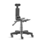 Cadeira Presidente PLUS BACK SYSTEM Baixa Costurada c/ Braços Reguláveis – Corino Preto 32974 JL CADEIRAS 11