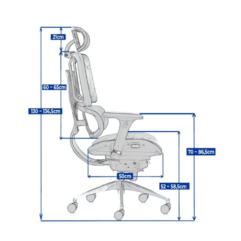 Cadeira Presidente Tela MK – 4011 – COR PRETO 30038 JL CADEIRAS 5