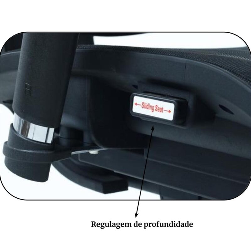 Cadeira Presidente Tela MK – 4011 – COR PRETO 30038 JL CADEIRAS 4