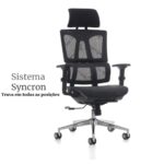 Cadeira Presidente Tela MK – 4011 – COR PRETO 30038 JL CADEIRAS 6