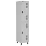 Roupeiro LOCKER de Aço com 02 PORTAS GRANDES – 1,90×0,32×0,40m – CZ/CZ – W3 – 11012 JL CADEIRAS 4