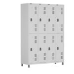 Roupeiro LOCKER de Aço c/ 08 PORTAS GRANDES – 1,90×1,28×0,40m – CZ/CZ – W3 – 11015 JL CADEIRAS 4