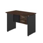 Mesa Escritório 1,20×0,60m – C/ 02 Gavetas MARSALA / PRETO – 23471 JL CADEIRAS 6