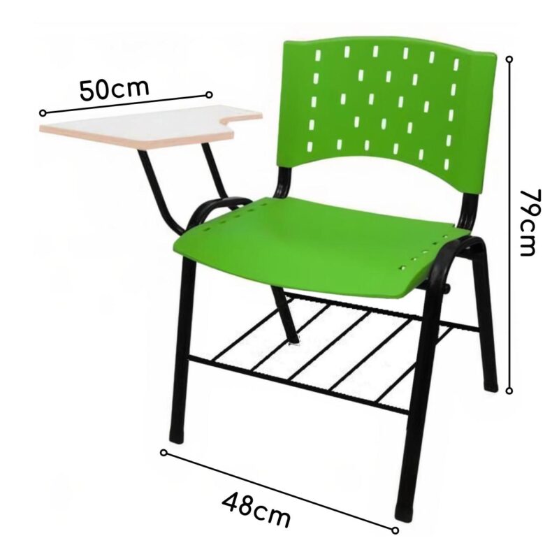 Carteira Universitária Plástica – PLÁSTICO VERDE 32012 JL CADEIRAS 2