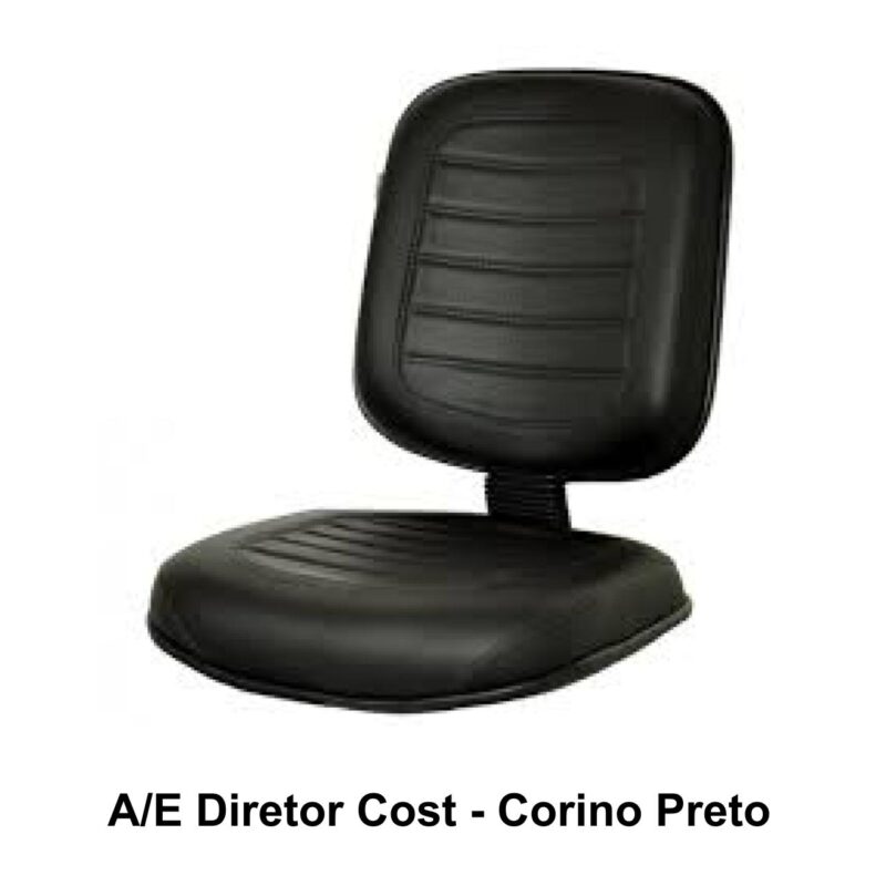 A/E Diretor Costurado GOMADA – Cor PRETA – 38002 JL CADEIRAS