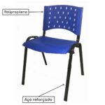 Cadeira Plástica 04 Pés – AZUL – (Polipropileno) – 31205 JL CADEIRAS 8