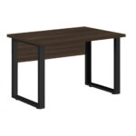 Mesa Escritório PÉ QUADRO – 1,20×0,60m – S/ Gavetas – MARSALA/PRETO – 25469 JL CADEIRAS 4