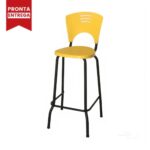 Banqueta Fixa Alta Piacere – Cor Amarelo – 34105 JL CADEIRAS 7