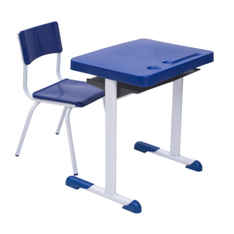 Kit Escolar Individual AZUL – (Mesa e Cadeira) – INFANTIL 03 a 06 Anos 41089 JL CADEIRAS 2