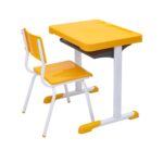 Kit Escolar Individual – (Mesa e Cadeira) – INFANTIL 03 a 06 Anos COR AMARELO – 41087 JL CADEIRAS 8