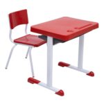 Kit Escolar Individual – (Mesa e Cadeira) – INFANTIL 03 a 06 Anos COR VERMELHO – 41090 JL CADEIRAS 9