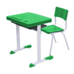 Kit Escolar Individual VERDE – (Mesa e Cadeira) – JUVENIL 06 a 09 Anos COR VERDE – 41084 JL CADEIRAS 6