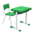 Kit Escolar Individual VERDE – (Mesa e Cadeira) – JUVENIL 06 a 09 Anos COR VERDE – 41084 JL CADEIRAS 7