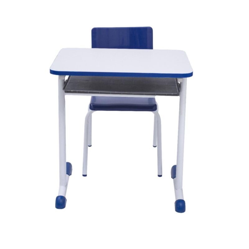 Kit Escolar Individual AZUL – (Mesa e Cadeira) – INFANTIL – MADEIRA – COR AZUL – 40085 JL CADEIRAS 3