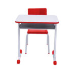 Kit Escolar Individual VERMELHO – (Mesa e Cadeira) – INFANTIL – MADEIRA – COR VERMELHO – 40086 JL CADEIRAS 7