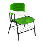 Cadeira Universitária Plástica com Prancheta MDF – COR VERDE 34018 JL CADEIRAS 4