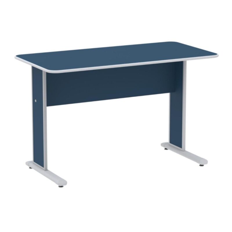 Mesa Escritório 1,50×0,60m s/ Gavetas – Cor Azul 44086 JL CADEIRAS