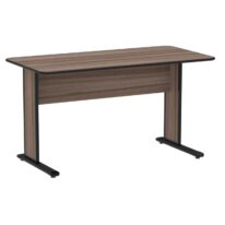 Mesa Escritório 1,50×0,60m s/ gavetas – Cor Walnut 44097 JL CADEIRAS