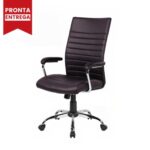 Cadeira de Escritório Diretor Luna – Cor Marrom Café – PMD – 34004 JL CADEIRAS 8