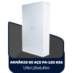 Armário de Aço PA 120 #26 – 1,98×1,20×0,40m – SA – 13121 JL CADEIRAS 4