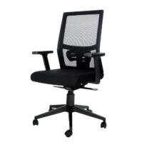 Cadeira de Escritório Diretor TELA Mesh KIEV – COR PRETO – 34006 JL CADEIRAS