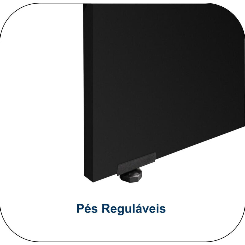 Mesa Escritório PÉ PAINEL – 1,35×0,60m – C/ Gavetas – MARSALA/PRETO – 25421 JL CADEIRAS 3