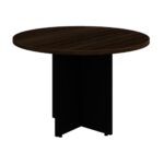 Mesa de Reunião Redonda -1,10×1,10×0,73m – MARSALA / PRETO – 51011 JL CADEIRAS 5