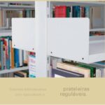 Estante Biblioteca de CENTRO com 12 Bandejas – 1,98×0,92×0,55m – NOBRE – 11109 JL CADEIRAS 8