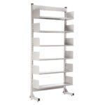 Estante Biblioteca de PAREDE com 06 Bandejas – 1,98×0,92×0,30m – NOBRE – 11108 JL CADEIRAS 8