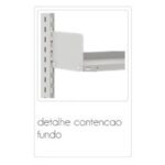 Estante Biblioteca de PAREDE com 06 Bandejas – 1,98×0,92×0,30m – NOBRE – 11108 JL CADEIRAS 10