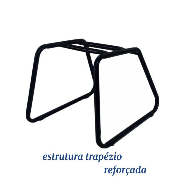 Cadeira Executiva LISA Base Trapézio Cor Preta – 31030 JL CADEIRAS 5