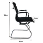 Cadeira Interlocutor Esteirinha CHARLES EAMES OR-3301 – Cor Preta 30401 JL CADEIRAS 7