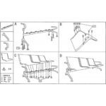 Longarina AEROPORTO com 03 Lugares – Cor Cromado 33108 JL CADEIRAS 8