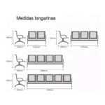 Longarina AEROPORTO com 03 Lugares – Cor Cromado 33108 JL CADEIRAS 9