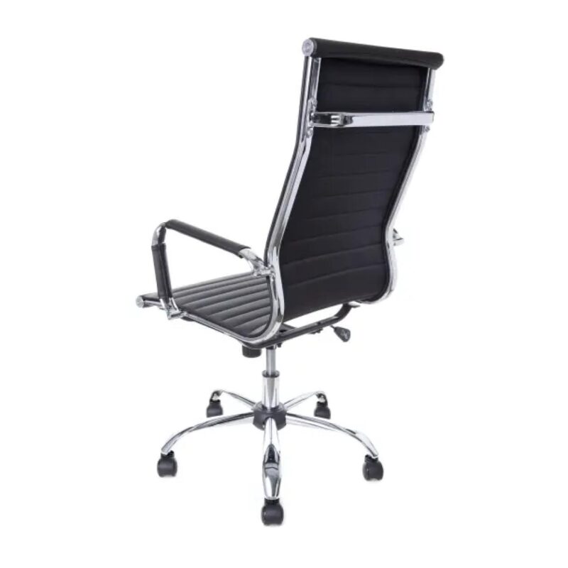 Cadeira Presidente Charles Eames Esteirinha – COR PRETA – 32997 JL CADEIRAS 4