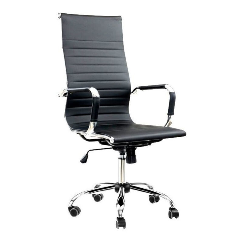 Cadeira Presidente Charles Eames Esteirinha – COR PRETA – 32997 JL CADEIRAS