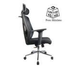 Cadeira Presidente Tela MK-4010 COR PRETO – 30029 JL CADEIRAS 7