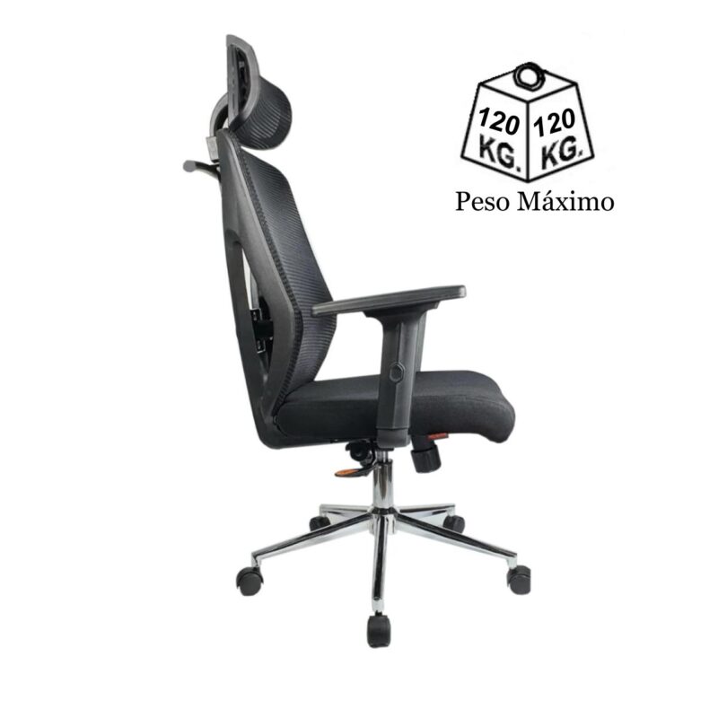 Cadeira Presidente Tela MK-4010 COR PRETO – 30029 JL CADEIRAS 3