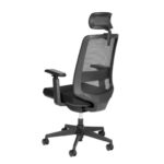 Cadeira Presidente Tela TUNE Home Office C/ Encosto de Cabeça 32993 JL CADEIRAS 12