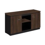 Armário Baixo Credenza – 1,35×0,72X0,45m MARSALA / PRETO – 51010 JL CADEIRAS 5