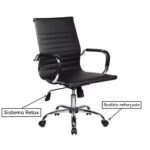 Cadeira DIRETOR Charles Eames Esteirinha – PRETO – PMD – 32887 JL CADEIRAS 8