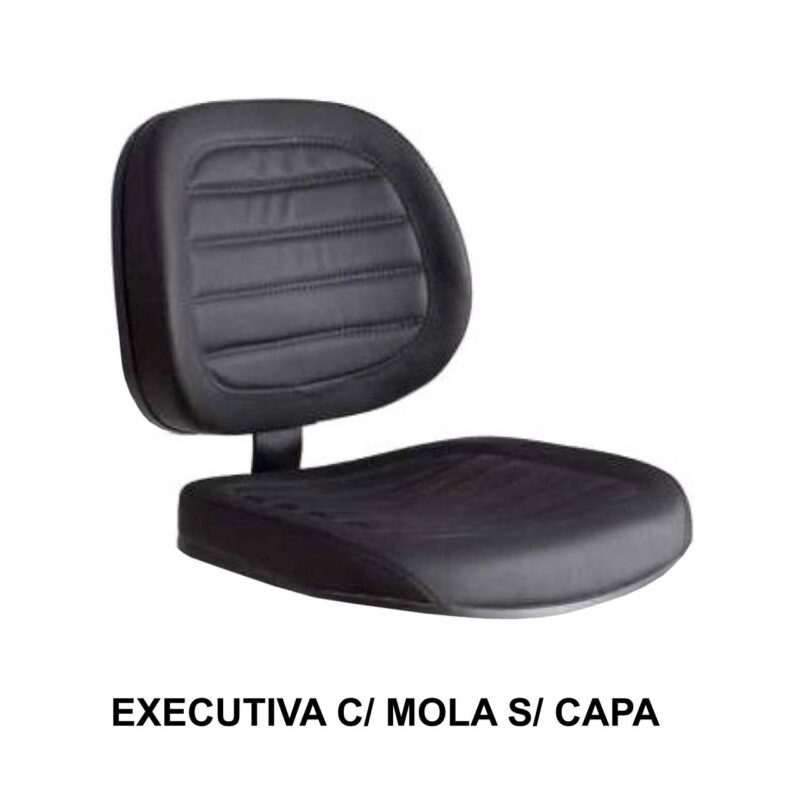 A/E Executiva COSTURADO c/ MOLA s/ CAPA- Corino Preto – PMD – 42118 JL CADEIRAS