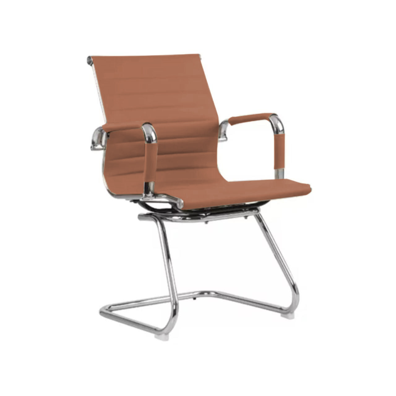 Cadeira Presidente Charles Eames Esteirinha FIXA – CARAMELO – 32884 JL CADEIRAS